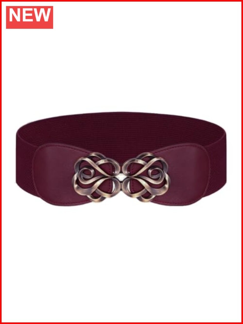 Women Stretchy Vintage Elastic Wide Waist Belt for Dresses